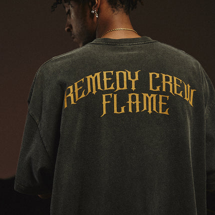 T-Shirt Streetwear Oversize con Stampa Grafica