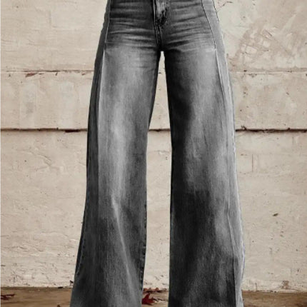 Jeans Donna Wide Leg a Vita Alta