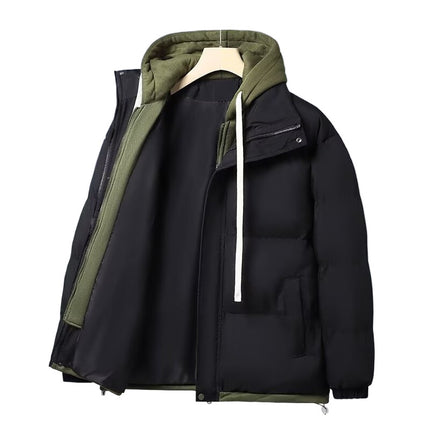 Giacca Puffer Unisex Effetto Due Pezzi