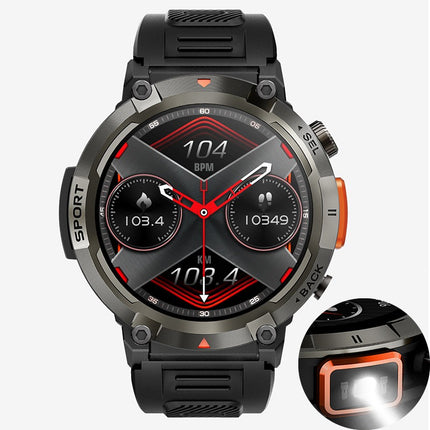 Smartwatch Sportivo Uomo – Orologio Fitness Multifunzione con Display HD