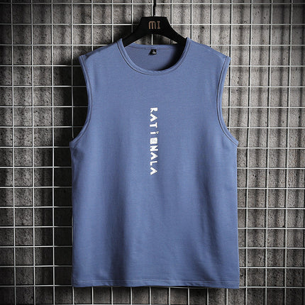 Canotta Uomo Streetwear con Stampa Grafica