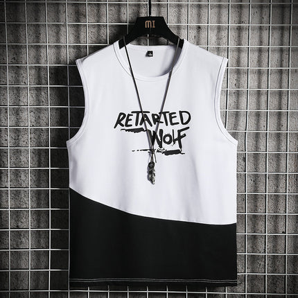 Canotta Uomo Streetwear con Stampa Grafica